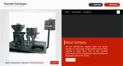 Desktop Screenshot of pharmafilltechnologies.com